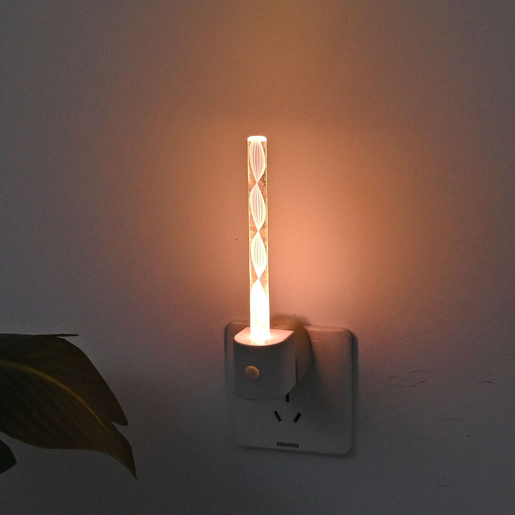 Set of 2 Motion Sensor LED Night Light - Purple