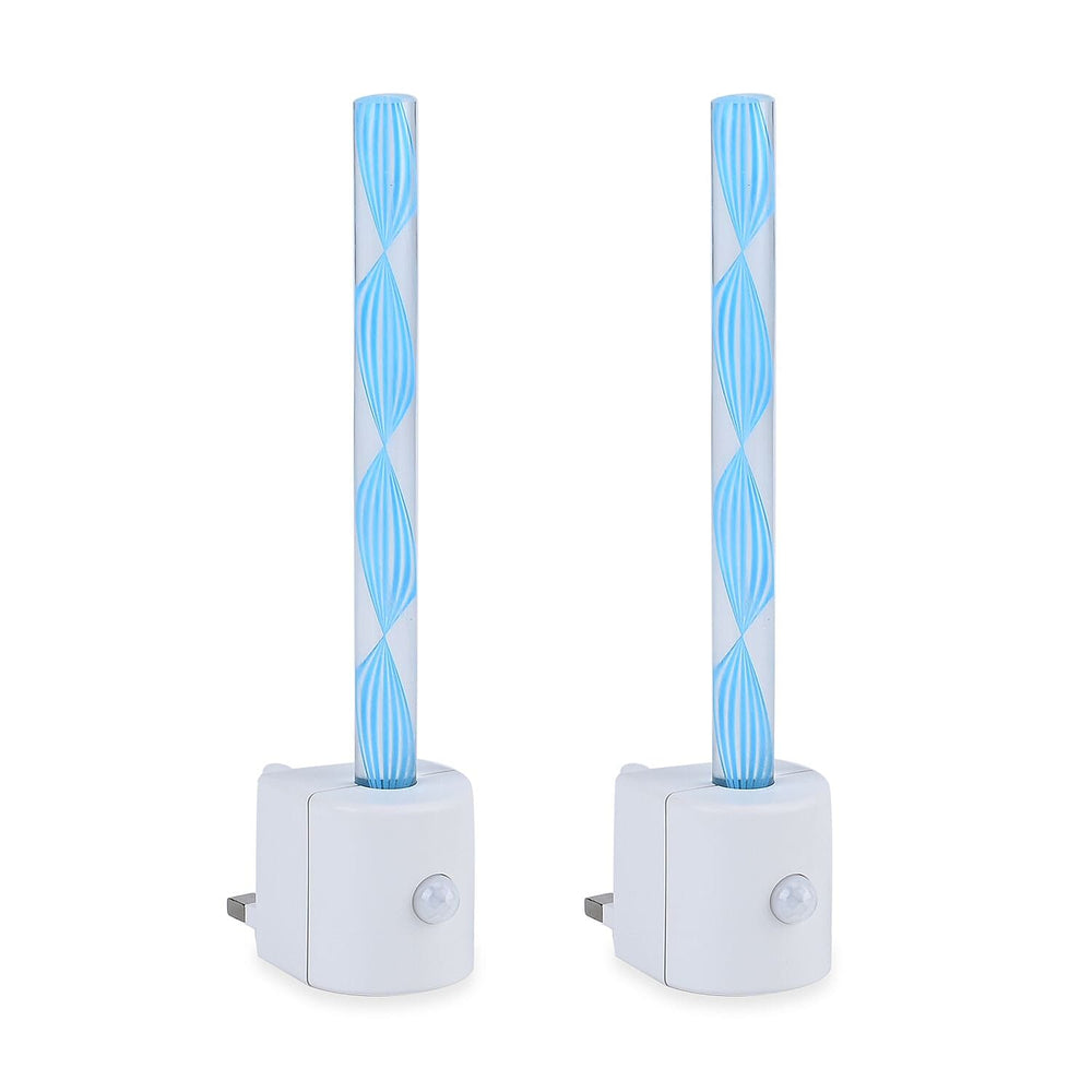 Set of 2 Motion Sensor LED Night Light - Blue