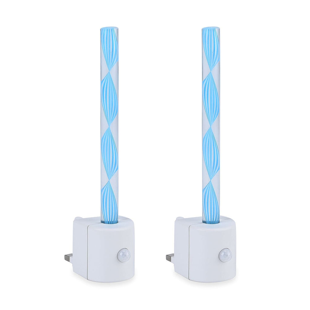 Set of 2 Motion Sensor LED Night Light - Blue