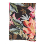 La Marey 100% Cashmere Printed Pashmina Woolen Scarf with Gift Box (Size 190x70cm) - Pink & Yellow