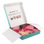 La Marey 100% Cashmere Printed Pashmina Woolen Scarf with Gift Box (Size 190x70cm) - Pink & Yellow