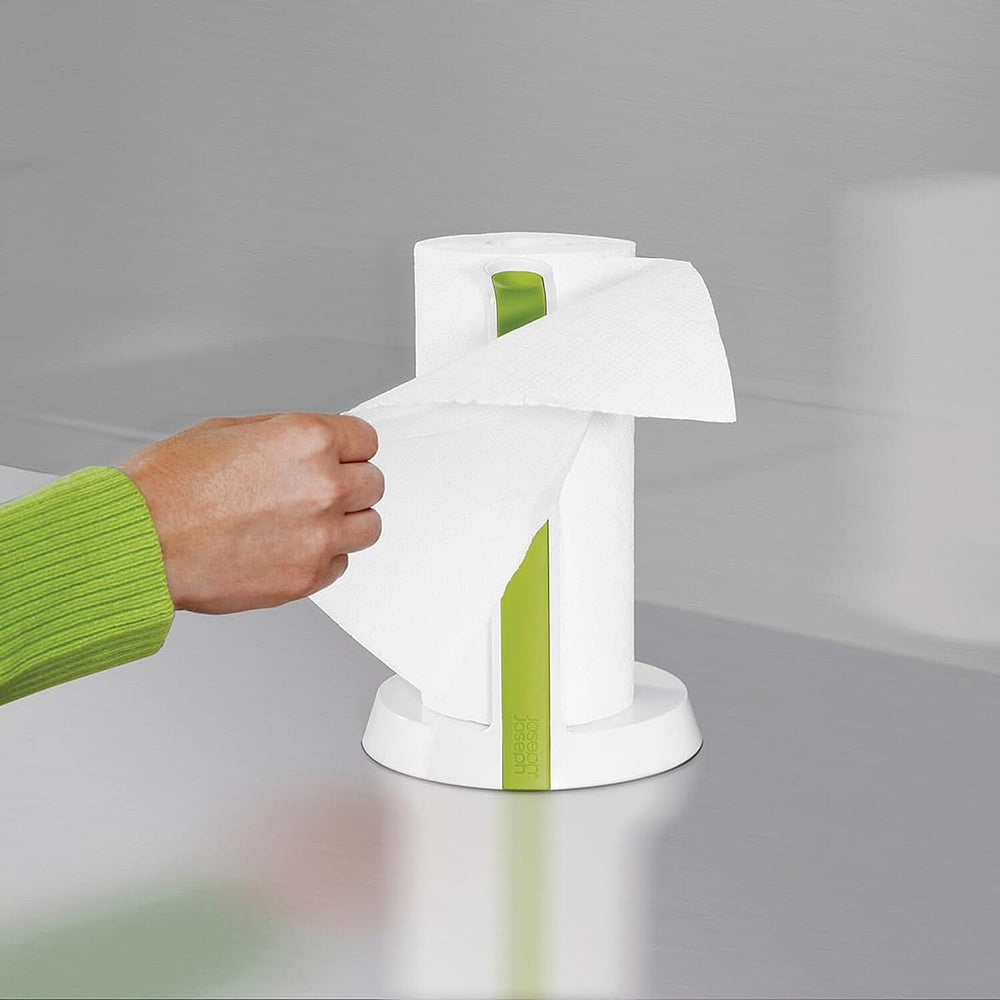Easy-Tear Kitchen Roll Holder - White