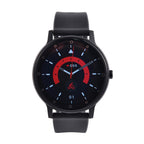 Watch Plus Smart Watch With Black Literal Dial and Black Silicone Strap