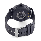 Watch Plus Smart Watch With Black Literal Dial and Black Silicone Strap