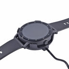 Watch Plus Smart Watch With Black Literal Dial and Black Silicone Strap