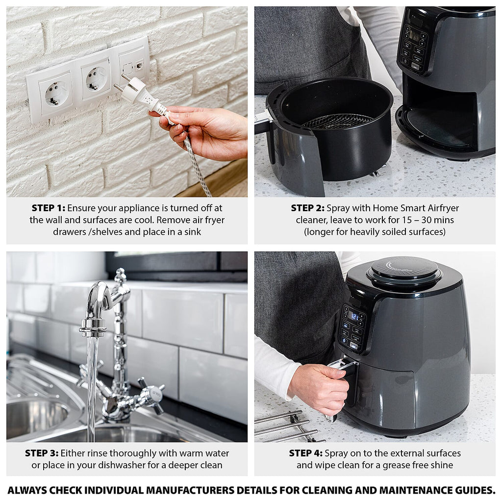 Set of 2 - Homesmart Air Fryer Cleaner (Capacity 2x500 ml)