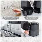 Set of 2 - Homesmart Air Fryer Cleaner (Capacity 2x500 ml)