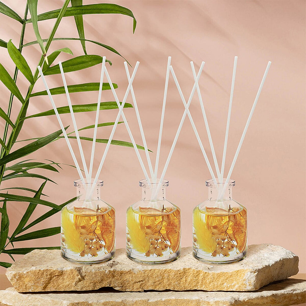 Set of 3 Blossom Diffuser (50ml) - Orange