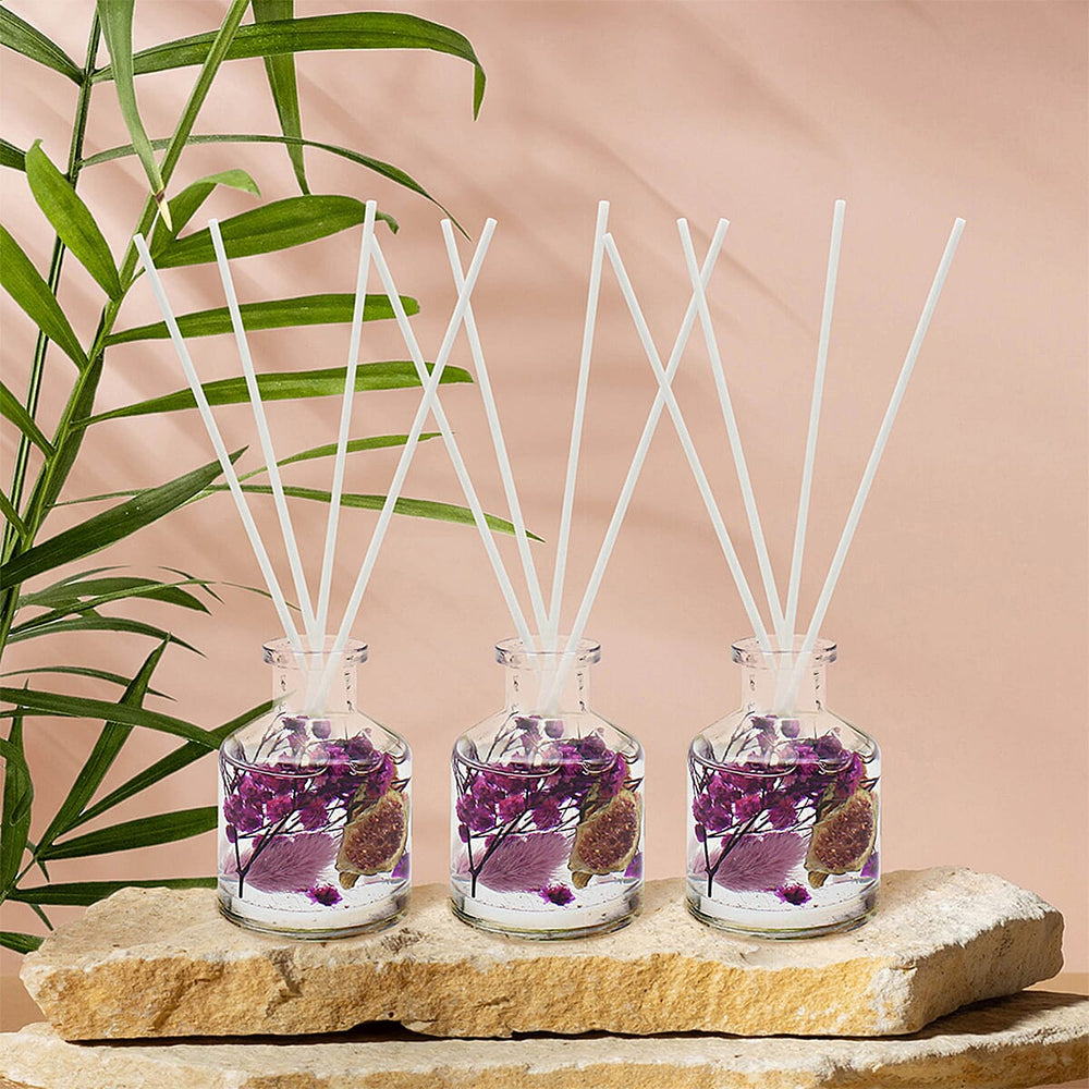 Set of 3 Fig - Lotus Diffuser (50ml) - Purple