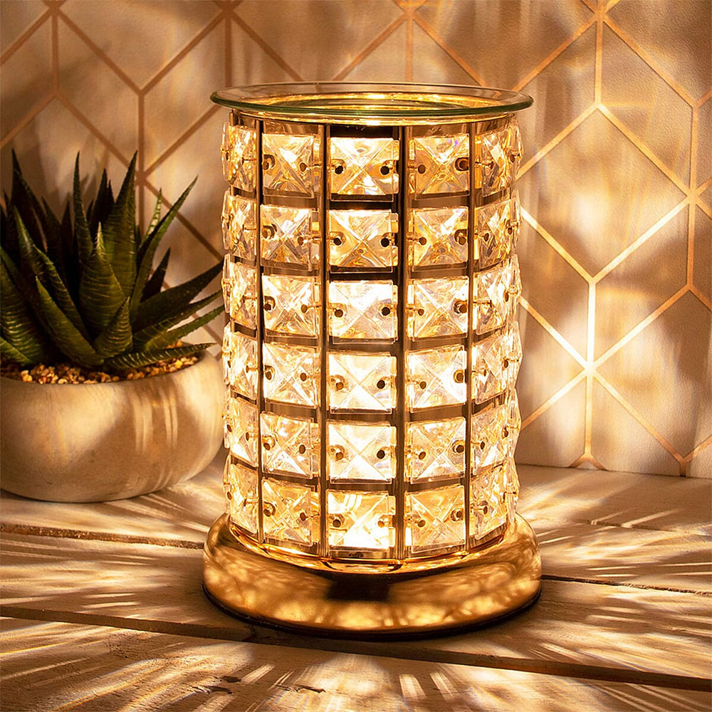 Desire Aroma Lamp Diffuser (Size 19x12x12 cm) - Gold