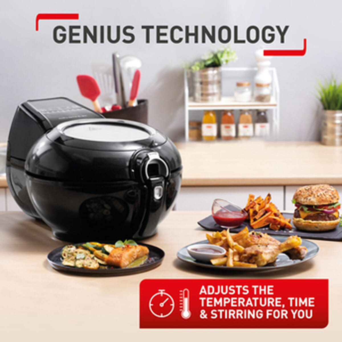 TEFAL ACTIFRY GENIUS XL Dual Zone 8 Portions