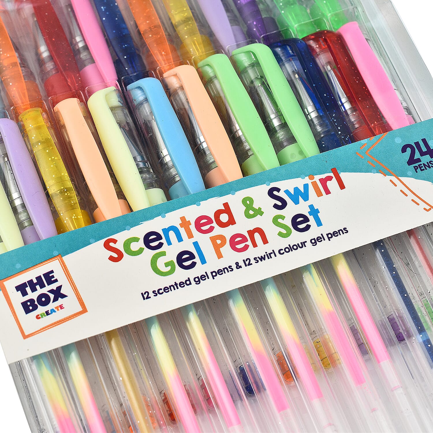 Pack of 24 Scented Gel Pens - Multi