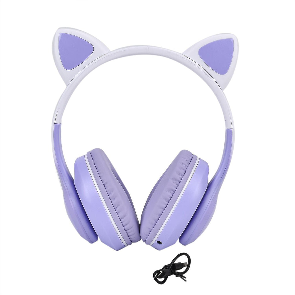 On-Ear and Over-Ear Headphone (Size 16x8 cm) - Purple & Pink