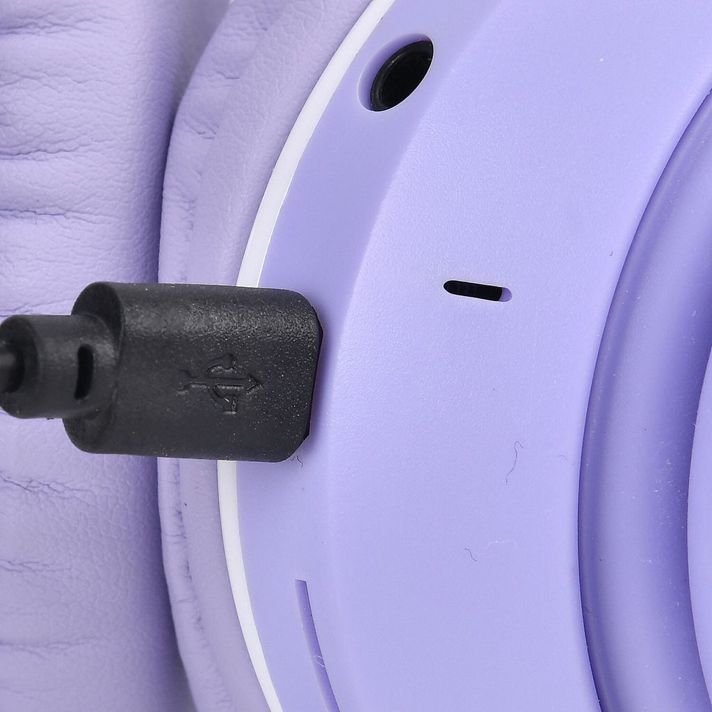 On-Ear and Over-Ear Headphone (Size 16x8 cm) - Purple & Pink