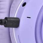 On-Ear and Over-Ear Headphone (Size 16x8 cm) - Purple & Pink