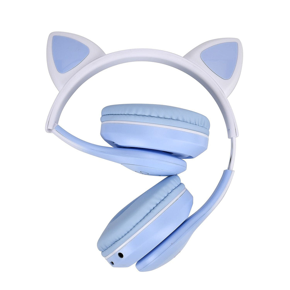 On-Ear and Over-Ear Headphone (Size 16x8 cm) - Blue & Pink