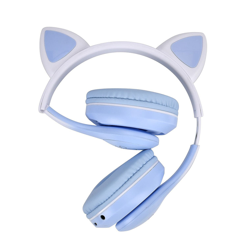 On-Ear and Over-Ear Headphone (Size 16x8 cm) - Blue & Pink
