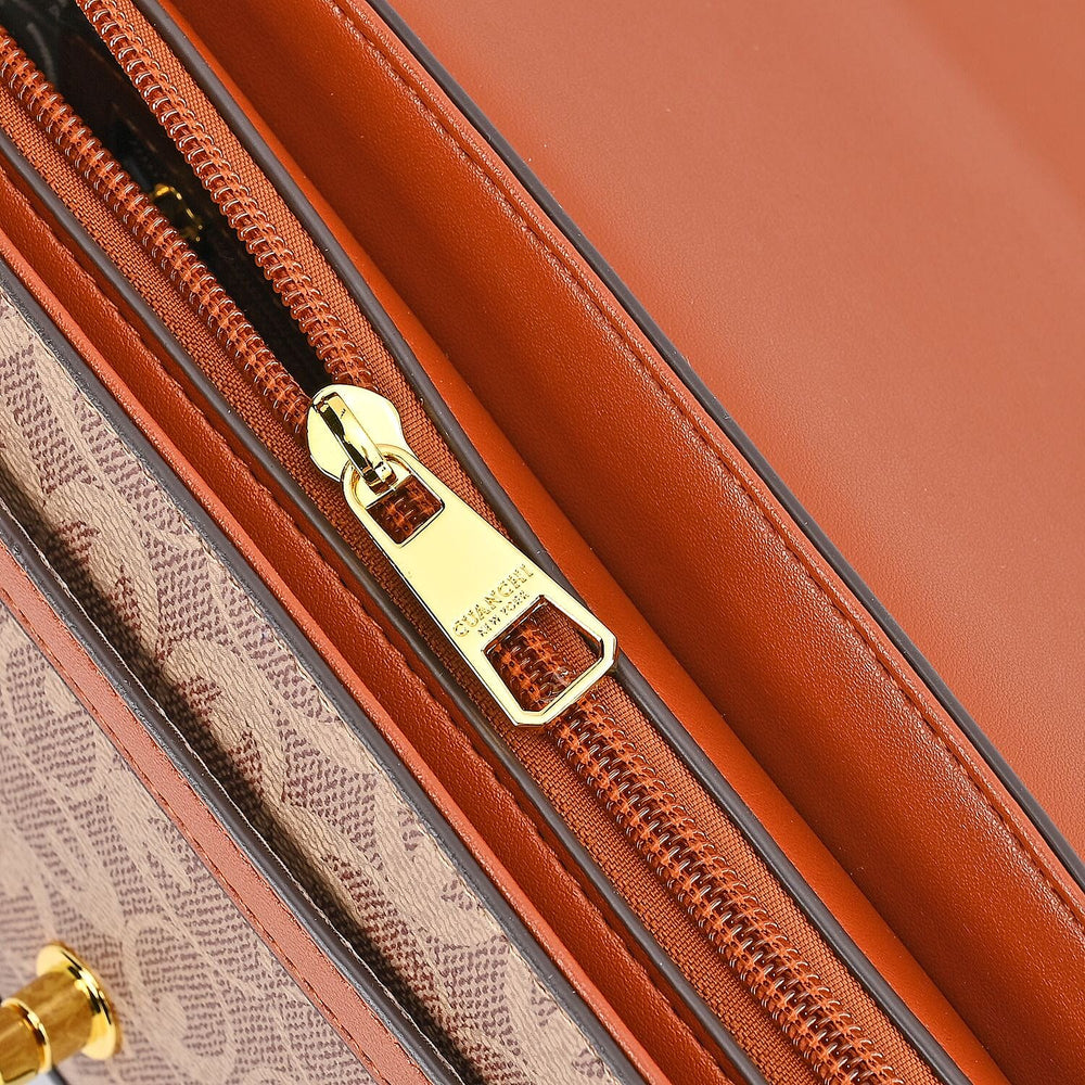 GUANCHI Crossbody Bag with Shoulder Strap - Brown
