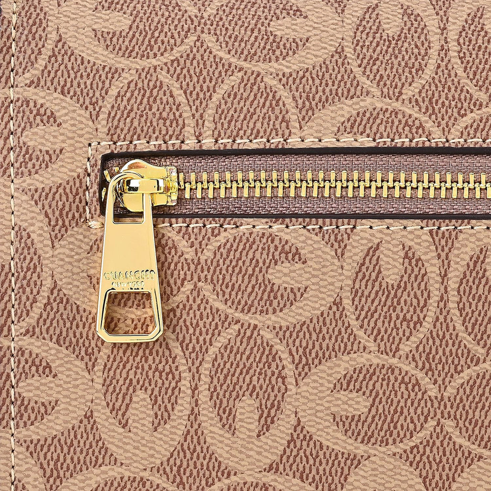 GUANCHI Crossbody Bag with Shoulder Strap - Brown