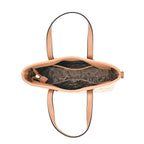 GUANCHI Oval Crossbody Bag with Handle Drop - Apricot