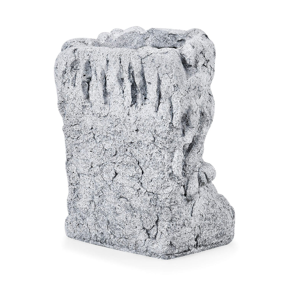 Decorative Women Head Shaped Planter - Stone texture
