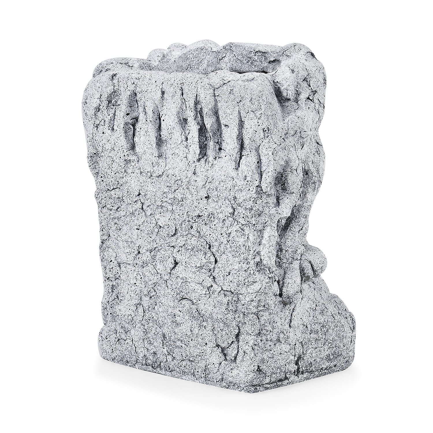 Decorative Women Head Shaped Planter - Stone texture
