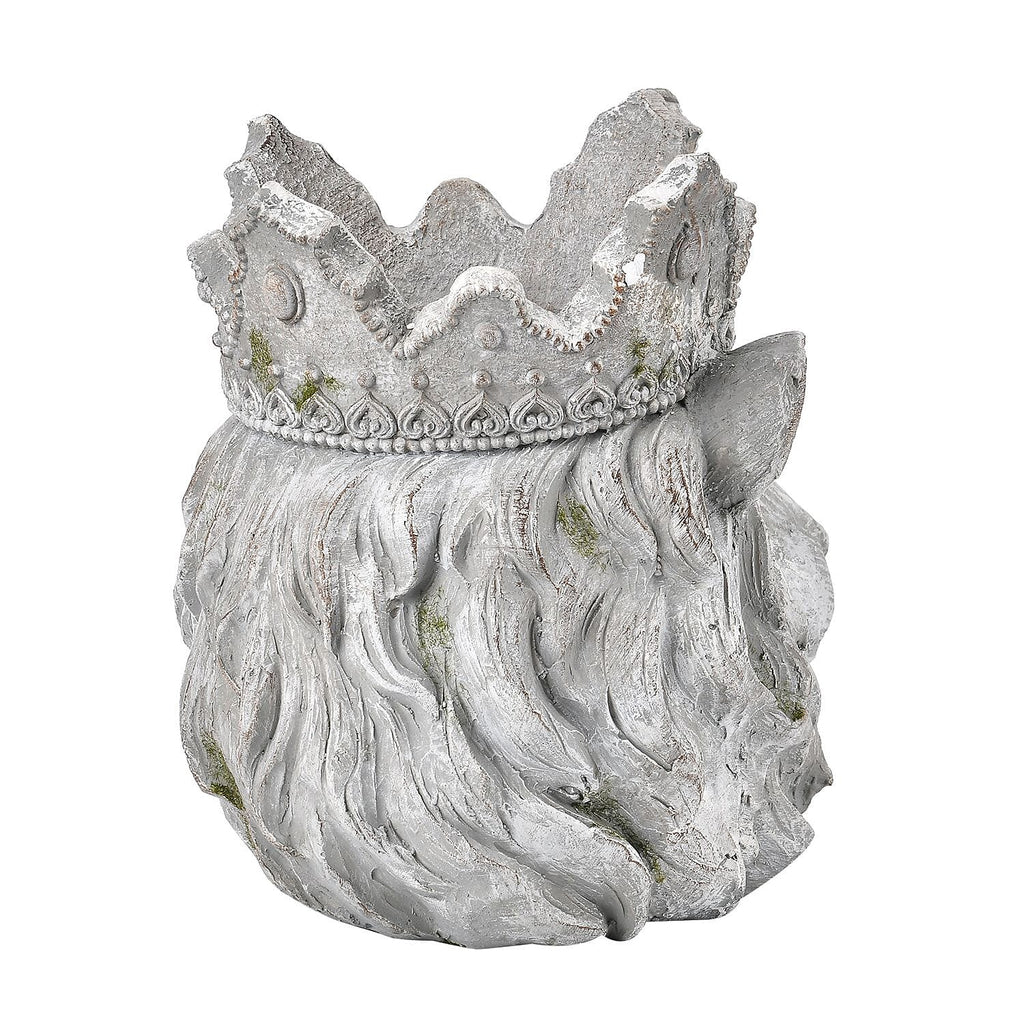 Decorative Pot and Planter (Size 32x26x31 cm) - Cement Grey