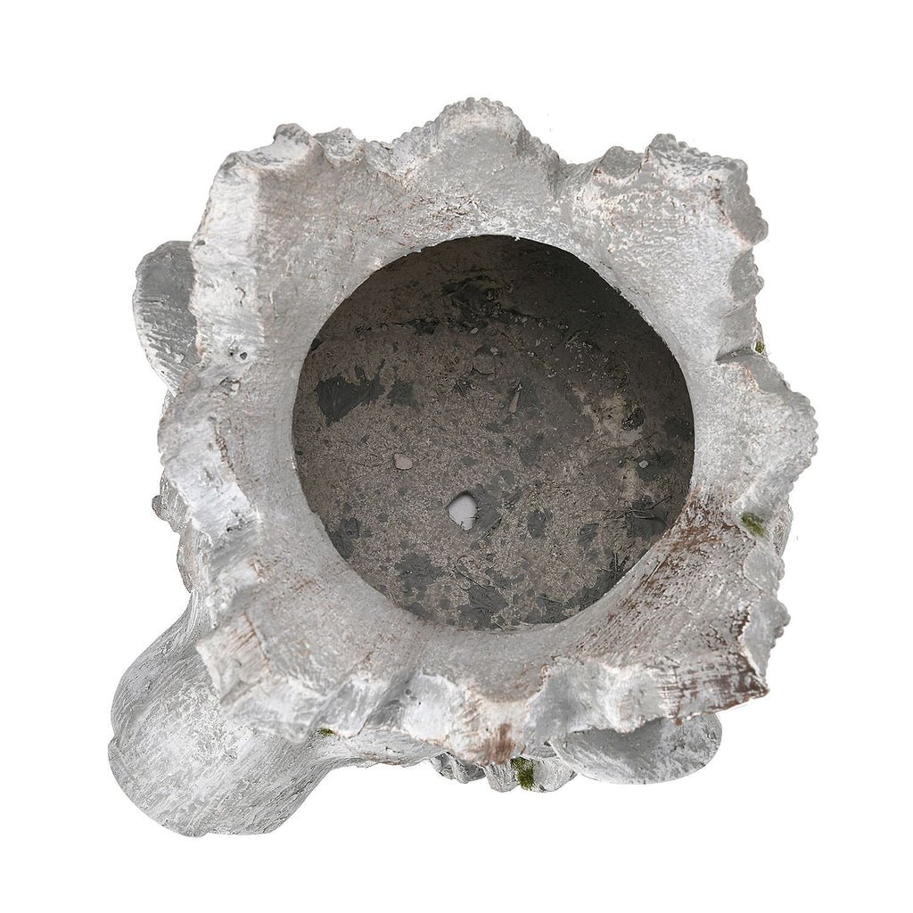 Decorative Pot and Planter (Size 32x26x31 cm) - Cement Grey