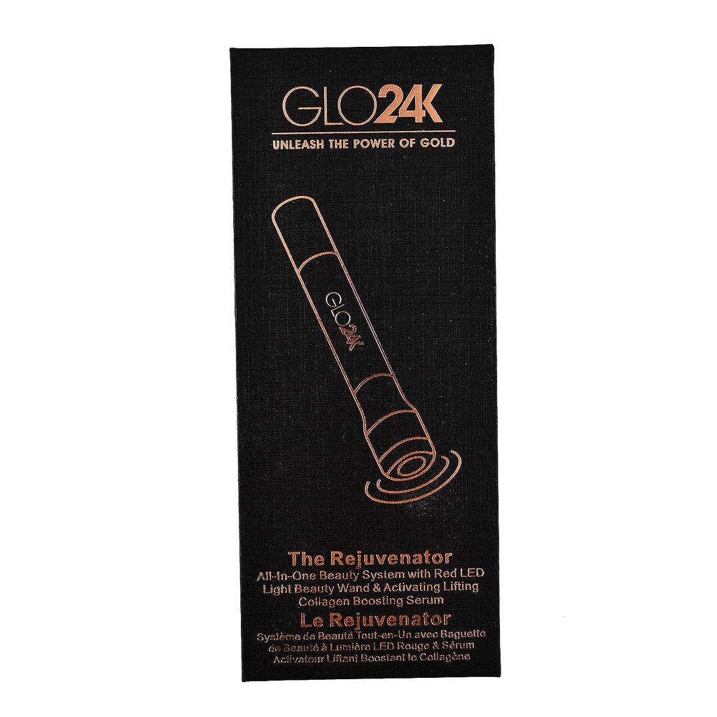 Glo24k The Rejuvenator- LED Beauty Wand - Collagen Serum