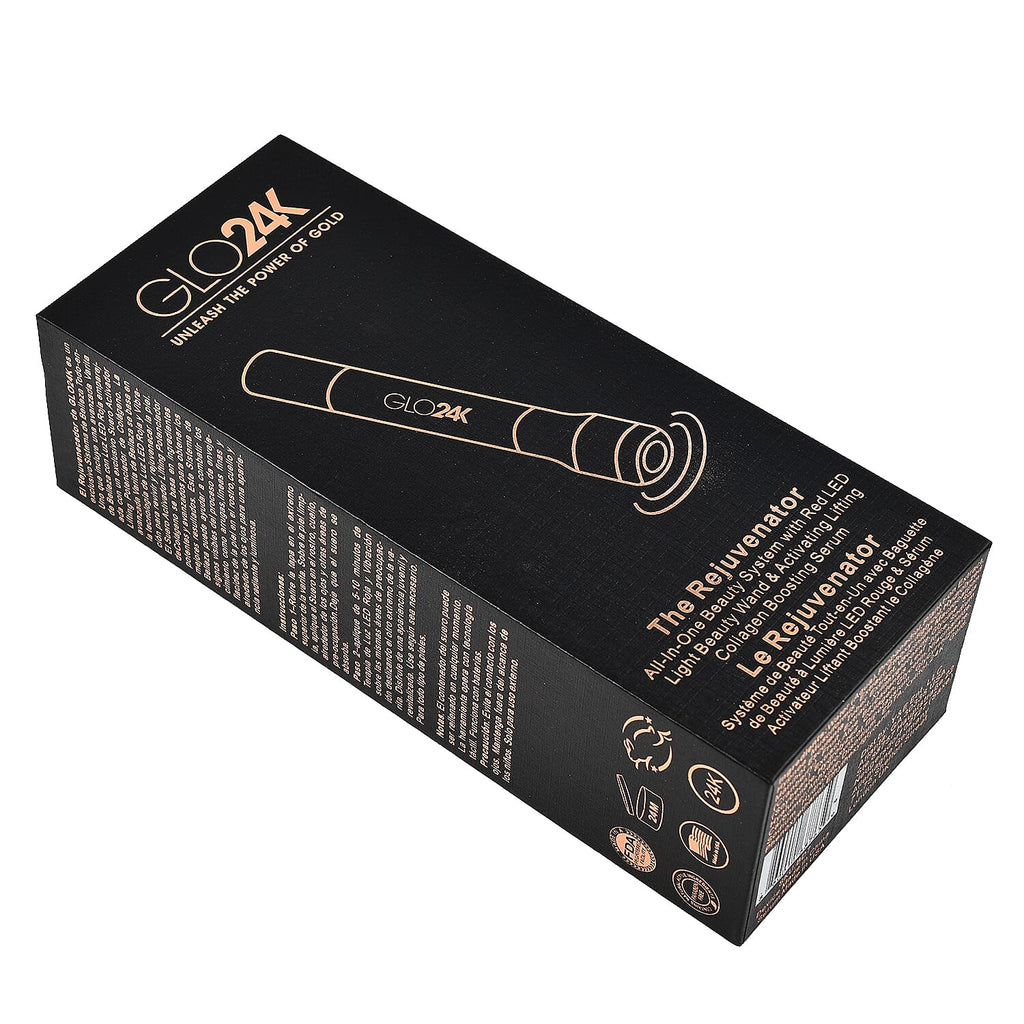 Glo24k The Rejuvenator- LED Beauty Wand - Collagen Serum