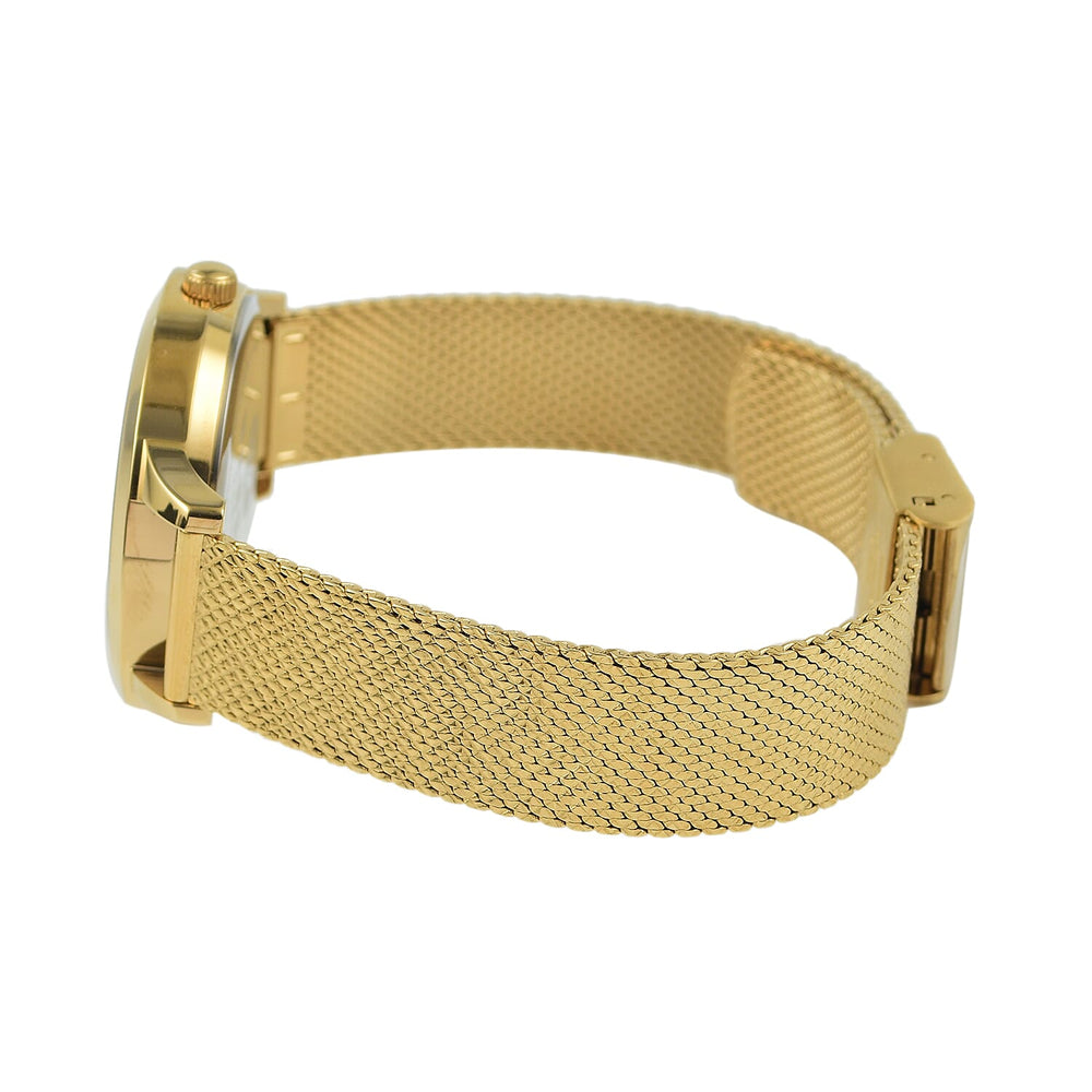 VERSACE VERSUS Gold Watch With Milanese Strap With Packaging
