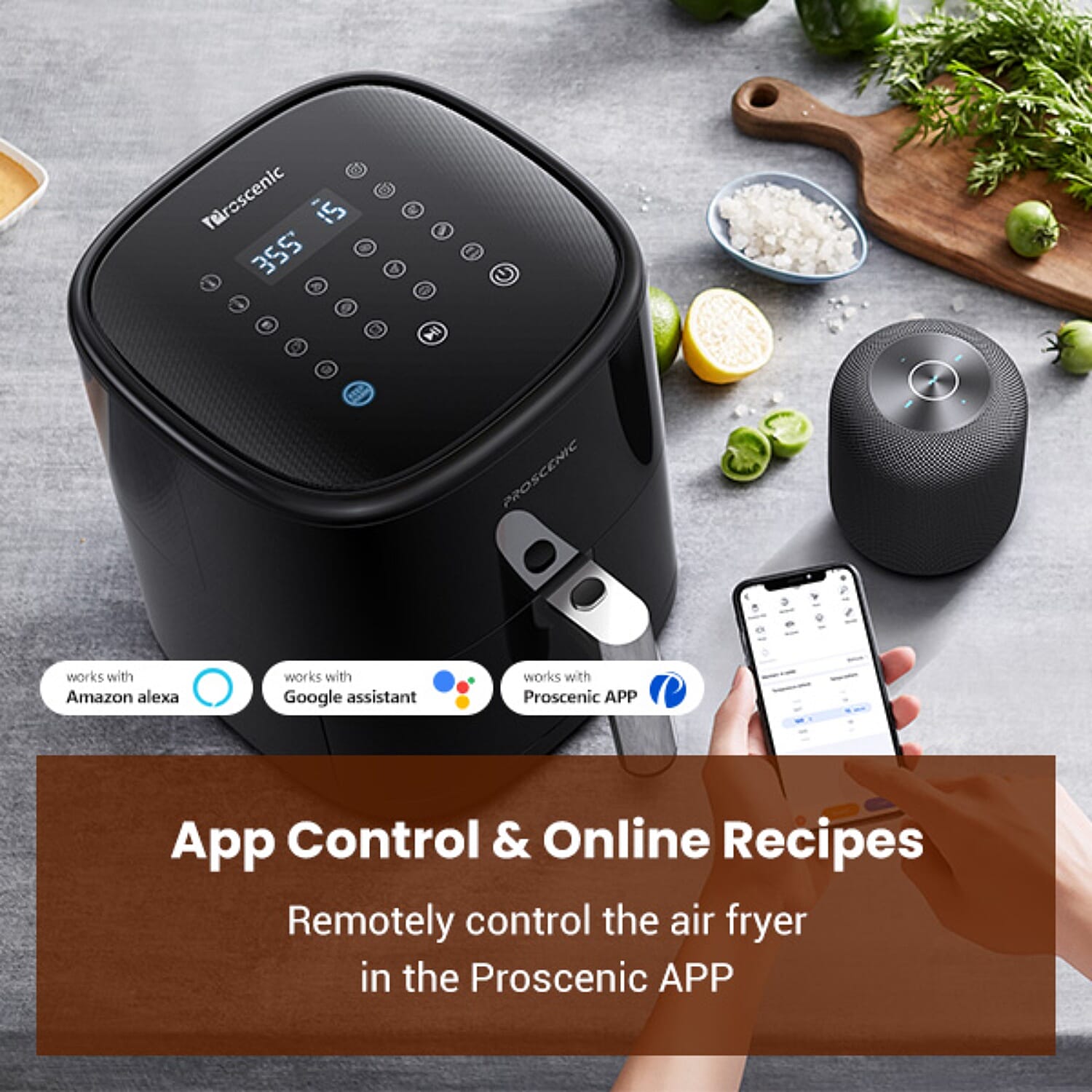 PAY DAY DEAL - Proscenic Air Fryer - Roast, Bake And Crisp Foods Faster And Healthier (Capacity 5 L)