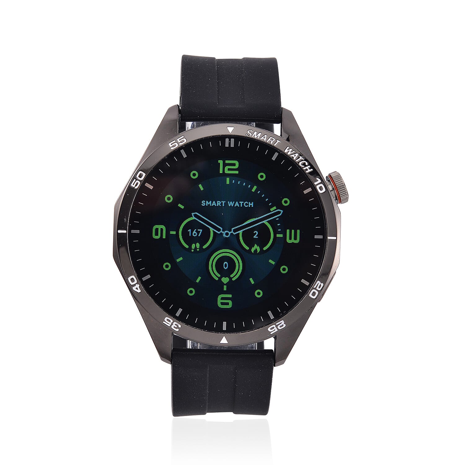 Brand New- Full Screen Touch Waterproof Bluetooth Smartwatch (Compatible with Apple iOS 8, Android  5 or Above) - Black