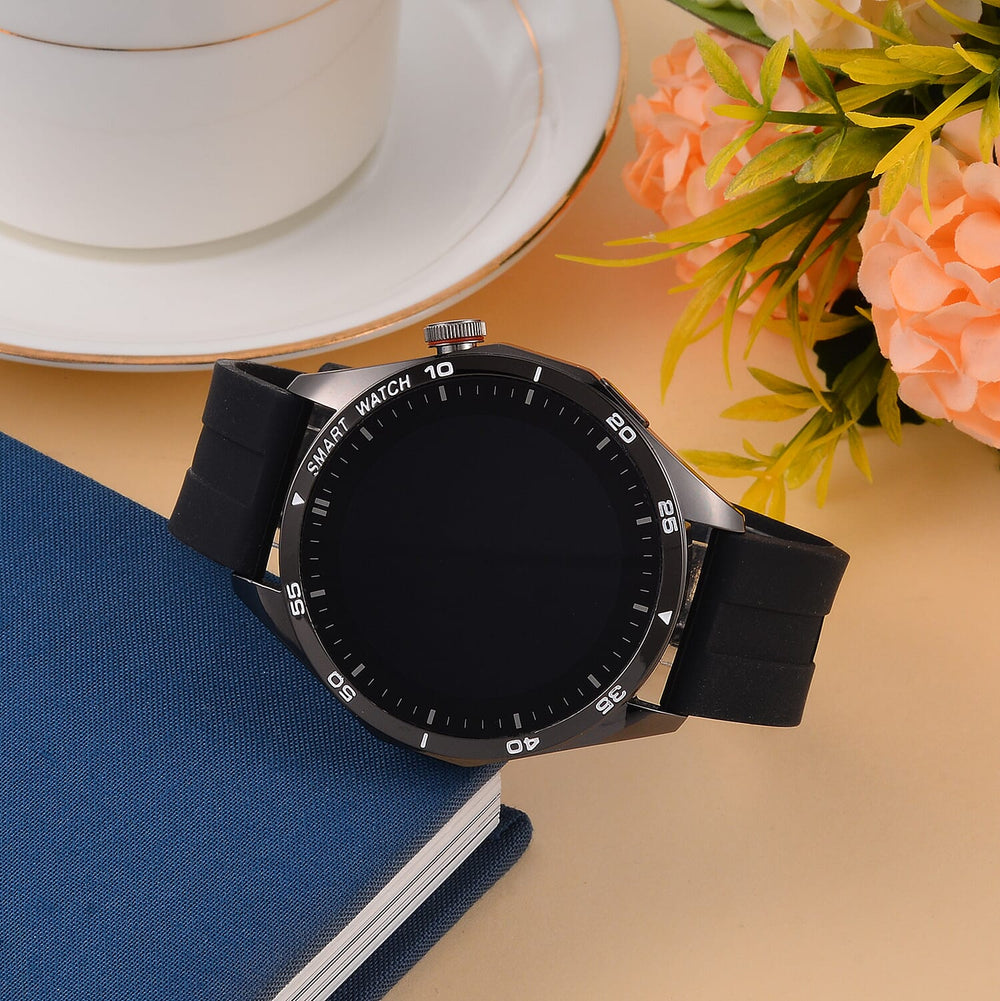 Brand New- Full Screen Touch Waterproof Bluetooth Smartwatch (Compatible with Apple iOS 8, Android  5 or Above) - Black