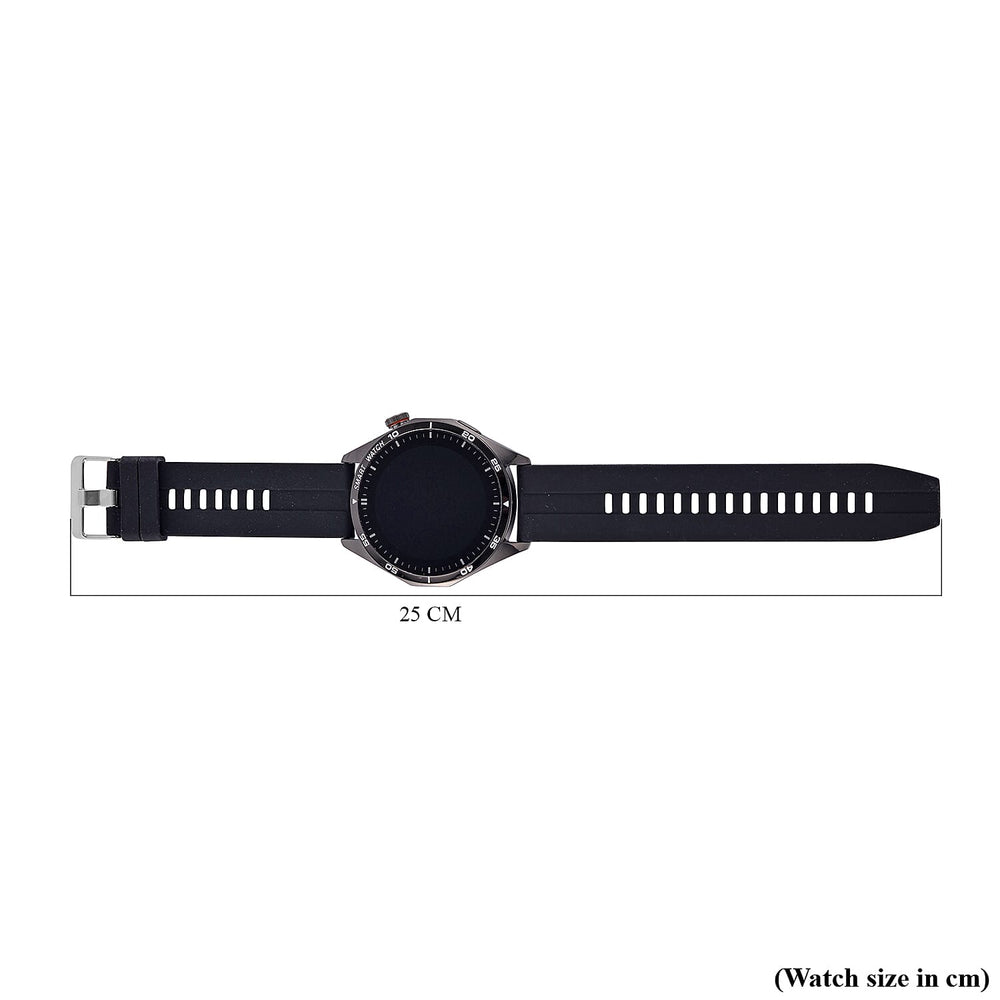 Brand New- Full Screen Touch Waterproof Bluetooth Smartwatch (Compatible with Apple iOS 8, Android  5 or Above) - Black