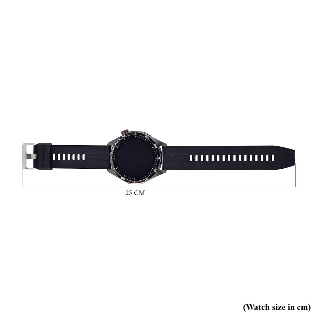 Brand New- Full Screen Touch Waterproof Bluetooth Smartwatch (Compatible with Apple iOS 8, Android  5 or Above) - Black