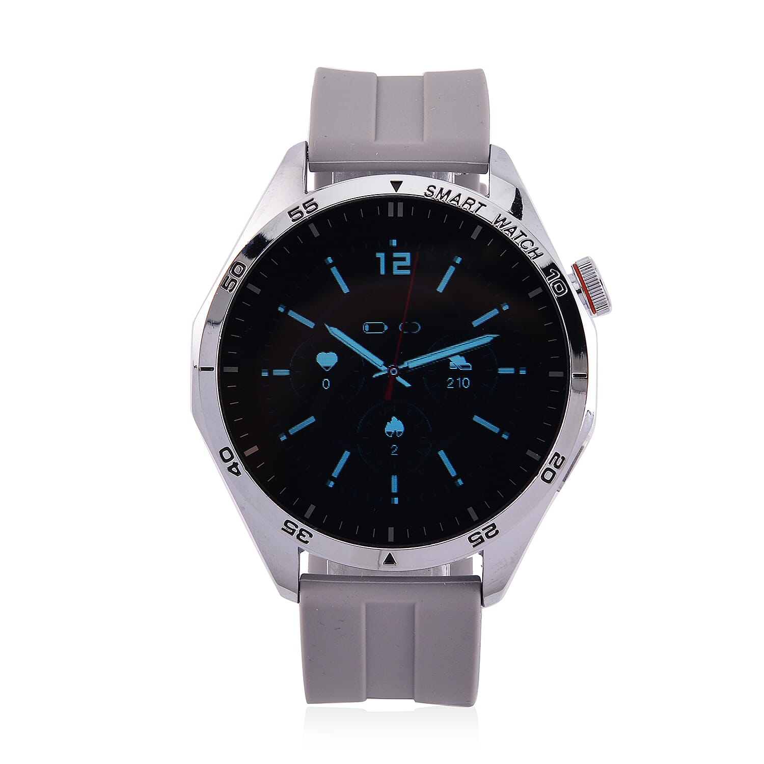 Smartwatch (Compatible with Apple iOS 8, Android 5 or Above) - Grey