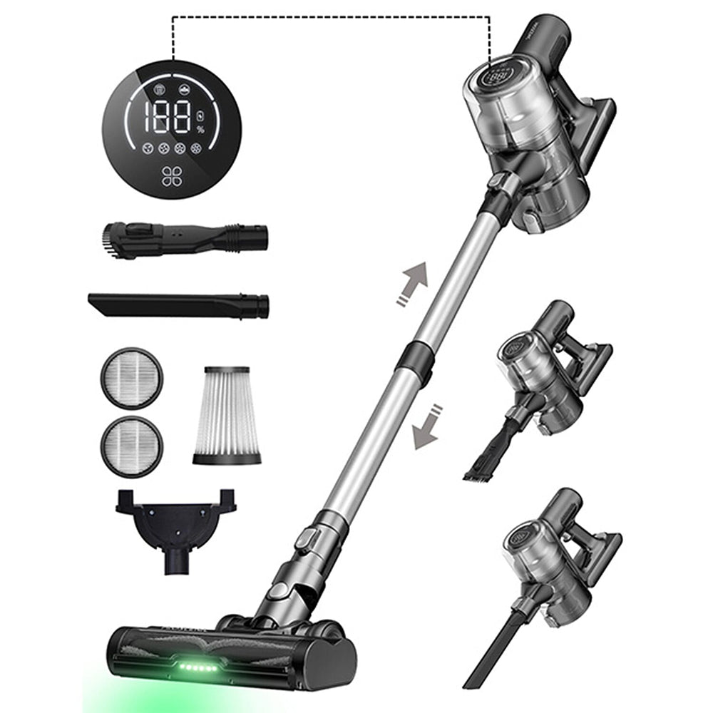 Proscenic Cordless Vacuum Cleaner with 33 Kpa Strong Suction & Anti Tangle Roller Brush (Battery 2500 mAh)