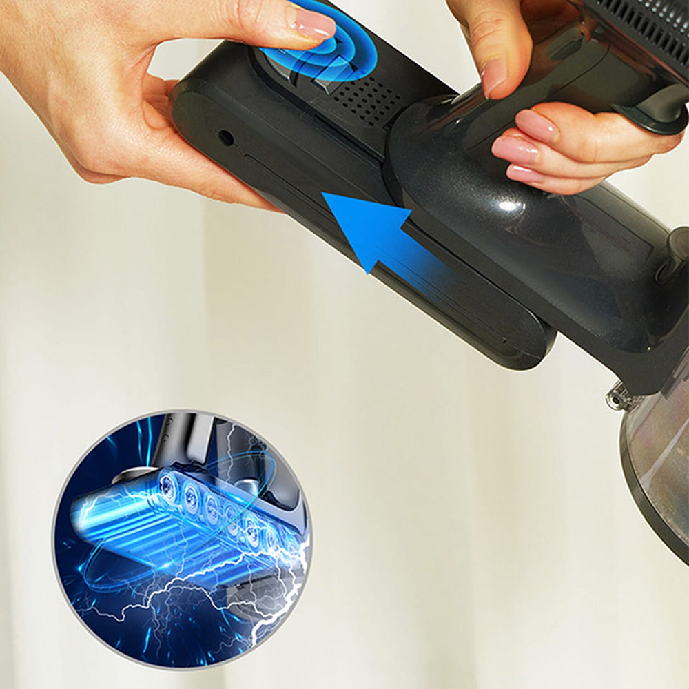 Proscenic Cordless Vacuum Cleaner with 33 Kpa Strong Suction & Anti Tangle Roller Brush (Battery 2500 mAh)