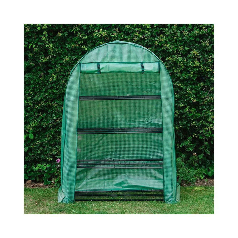 GROW IT Premium 4 Tier Extra Wide Growhouse - Green