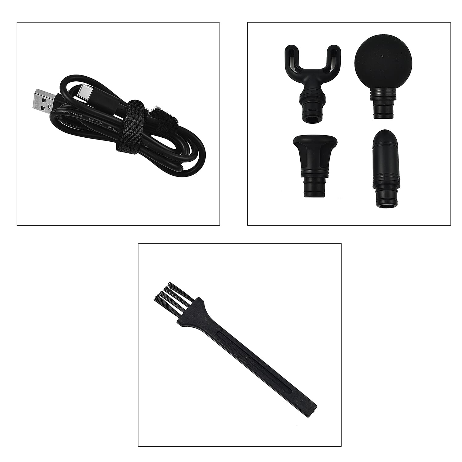 FIAR Muscle Massage Device, Portable Electric Muscle Massager with 5 Speed Heads 12mm Amplitude (2500mAh Large Battery Capacity)