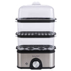 SALTER Compact 3-Tier Food Steamer (3 Steam Basketx3L)