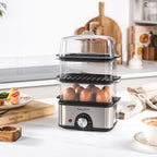 SALTER Compact 3-Tier Food Steamer (3 Steam Basketx3L)