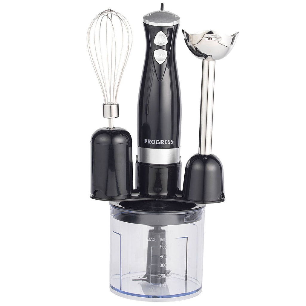 Juicer, Mixer and Attachment (Size 23x21 cm) - Black