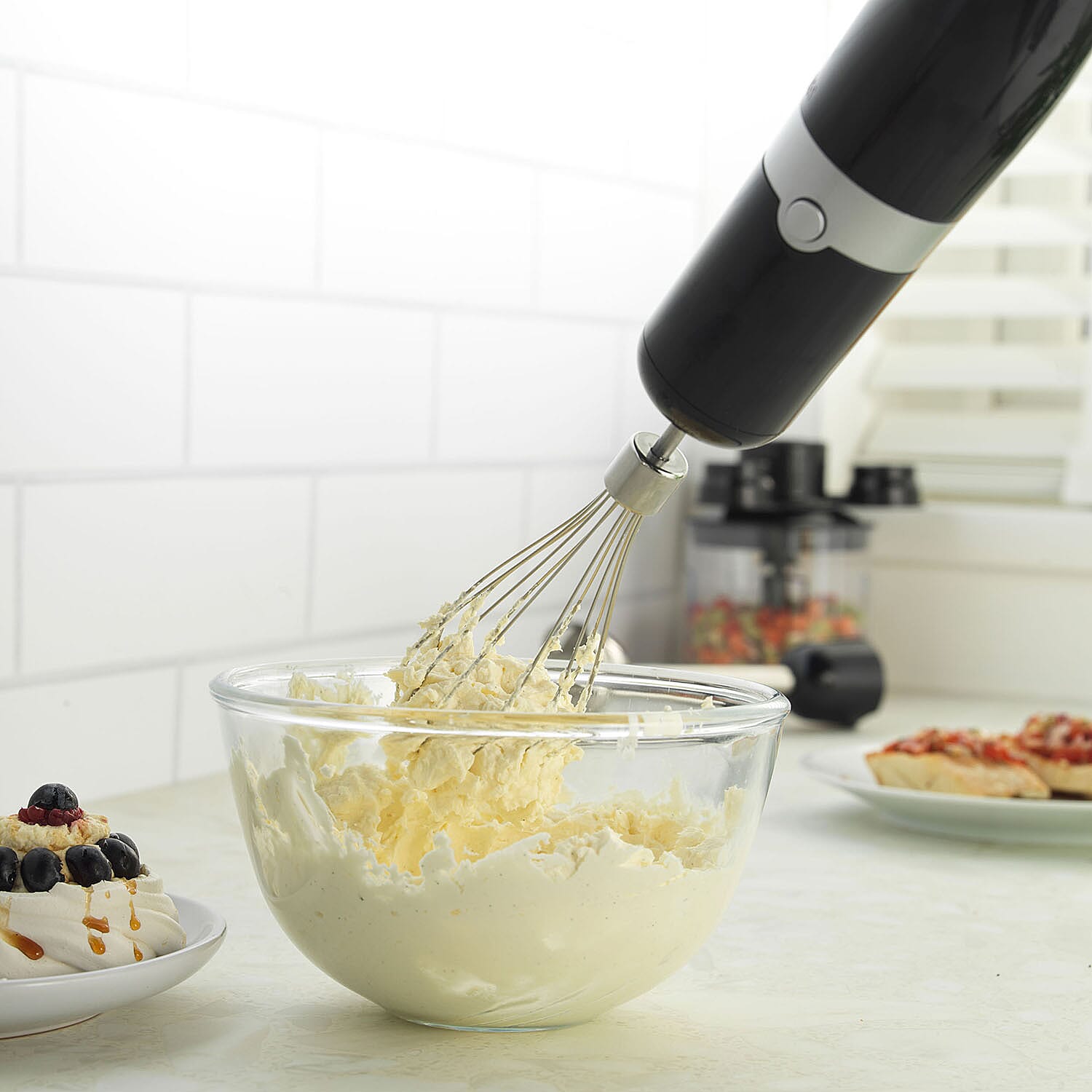Juicer, Mixer and Attachment (Size 23x21 cm) - Black