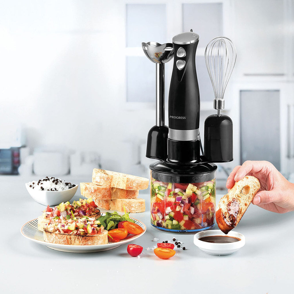 Juicer, Mixer and Attachment (Size 23x21 cm) - Black