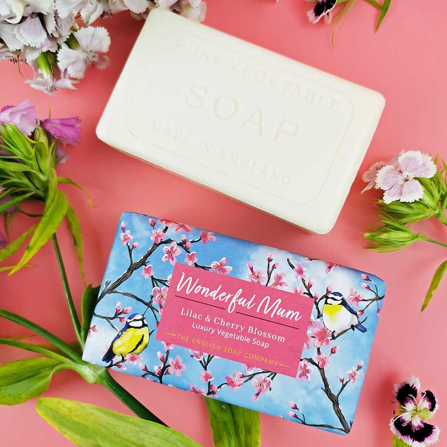 The English Soap Company Happy Mothers Day 190g - Cherry blossom (Lilac - Cherry Blossom)