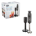 Quest- 2-in-1 Turbo Blender with Masher (700W, 4 Leaf) - Black