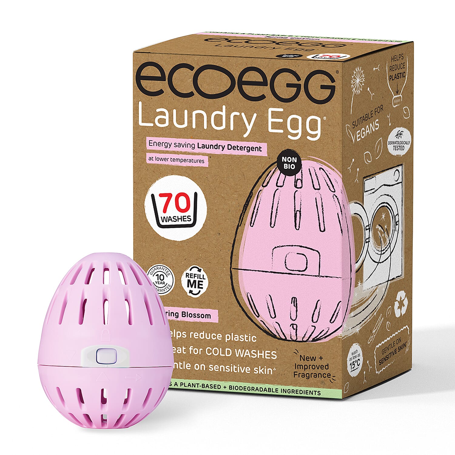 Ecoegg Laundry Egg Spring Blossom 70 Washes - Pink