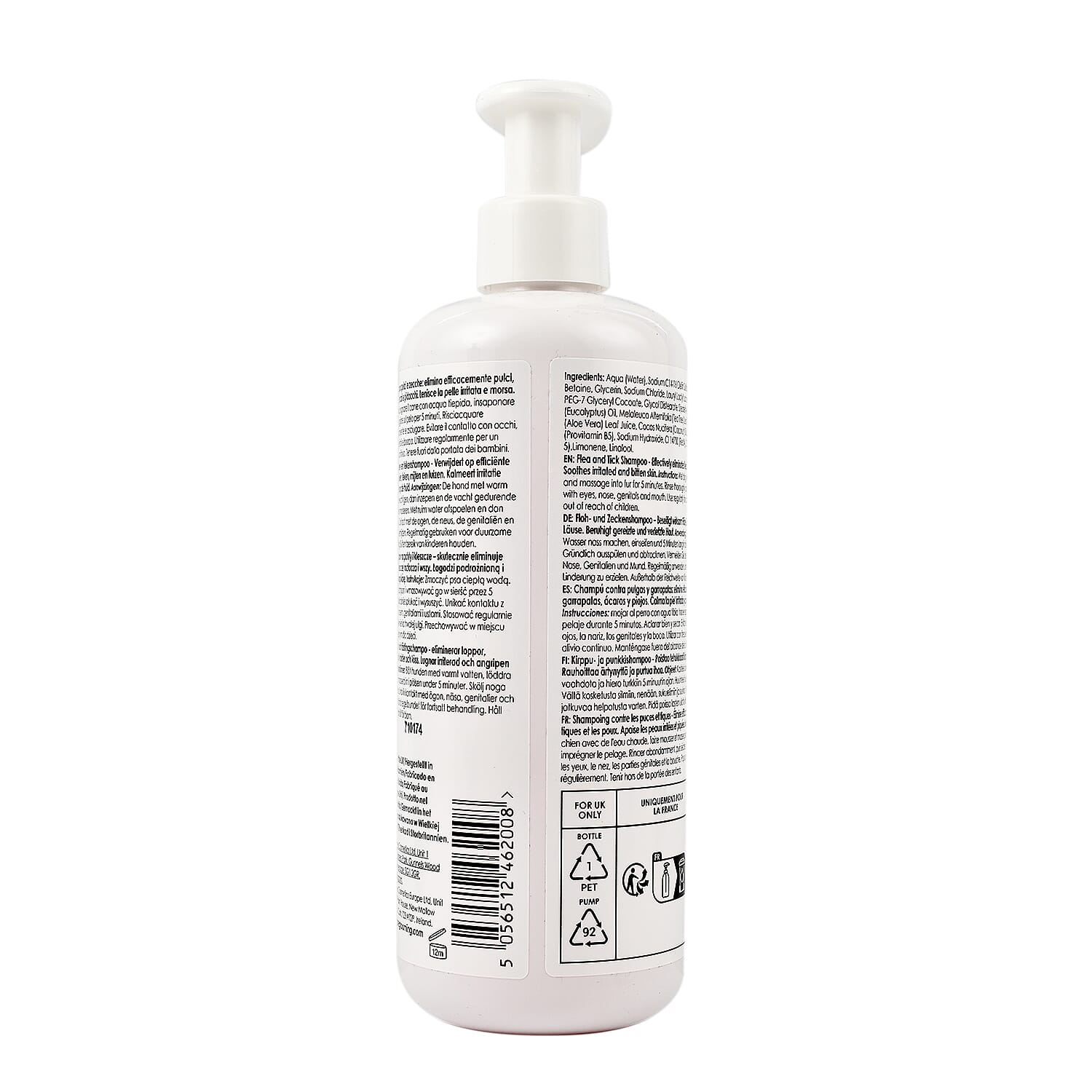 Buddy Care Flea - Tick Dog Shampoo with Tea Tree - Eucalyptus - 500ml